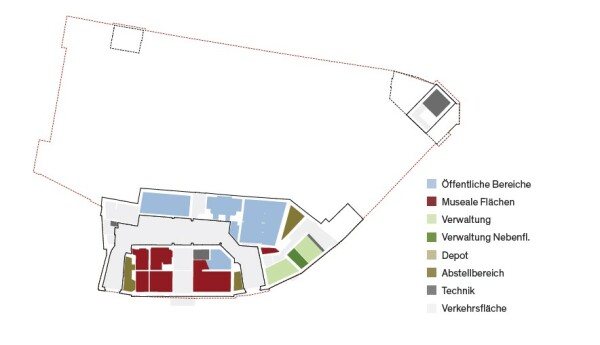 Ein 2. Preis: Bruno Fioretti Marquez (Berlin), Nutzungskonzept EG