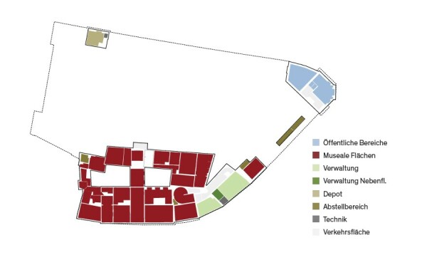 Ein 2. Preis: Bruno Fioretti Marquez (Berlin), Nutzungskonzept 1. OG