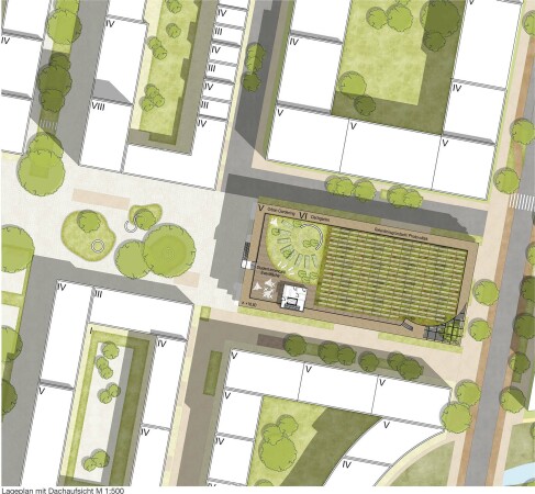 3. Preis Mobility Hub 7: KPW Papay Warncke Vagt Architekten (Hamburg). Lageplan
