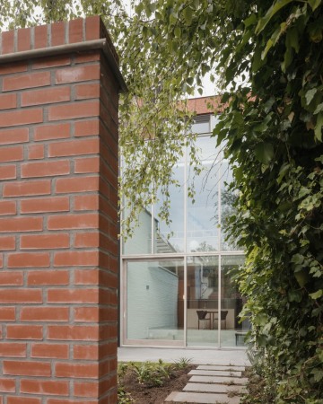 Einfamilienhuser von Atelier Janda Vanderghote in Gent