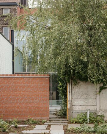 Einfamilienhuser von Atelier Janda Vanderghote in Gent