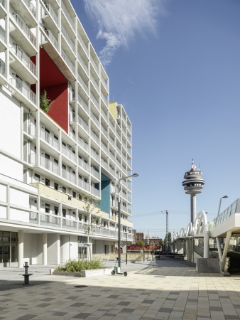 Mischnutzung im Wiener Sonnwendviertel von heri+salli