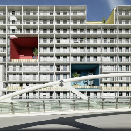 Mischnutzung im Wiener Sonnwendviertel von heri+salli