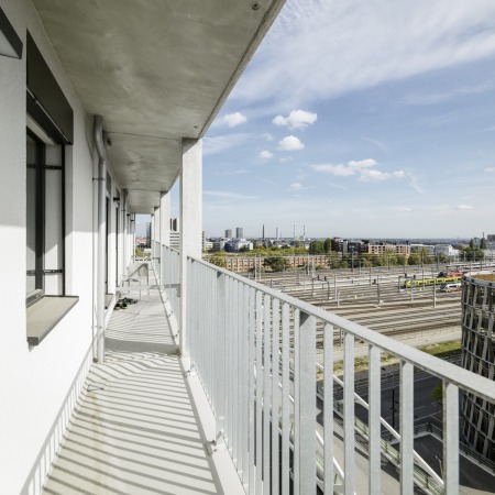 Mischnutzung im Wiener Sonnwendviertel von heri+salli