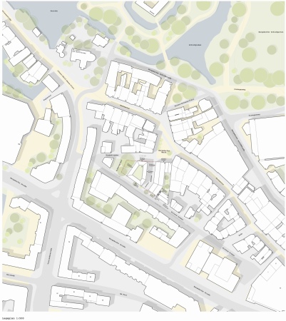 2. Preis kleiner Karstadt am Bergedorfer Markt: Lederer Ragnarsdttir Architekten (Stuttgart/Berlin)
