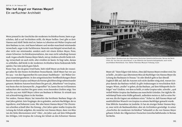 Hermann Funke. Architekturkritiken 1962-2003