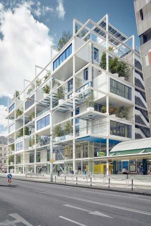 querkraft architekten, IKEA Wien Westbahnhof, 2021 (Turn On Partner: Grnbau Jakel)