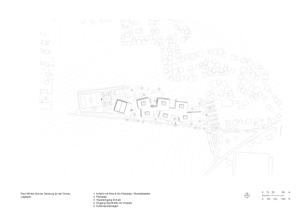 Realschule in Neuburg an der Donau von Behnisch Architekten und ALN Architekturb�ro Leinh�upl + Neuber