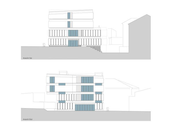 Ansichten Osten und Sden