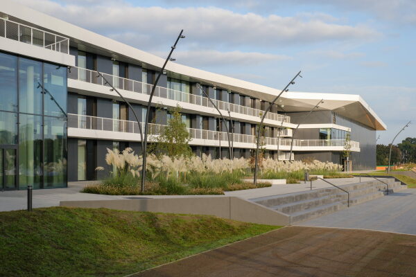 Die Freiraumgestaltung bernahmen Greenbox Landschaftarchitekten.