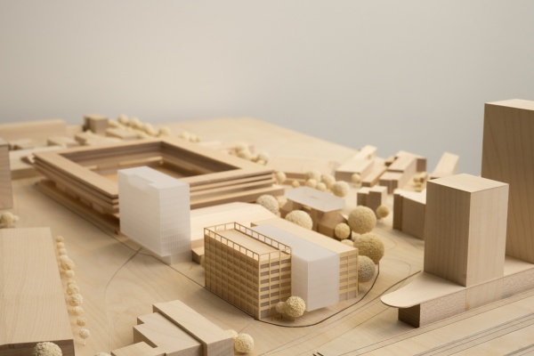 3. Preis: Architekten Venus (Hamburg) mit :mlzd (Berlin) und Greenbox Landschaftsarchitekten (Kln), Modellfoto