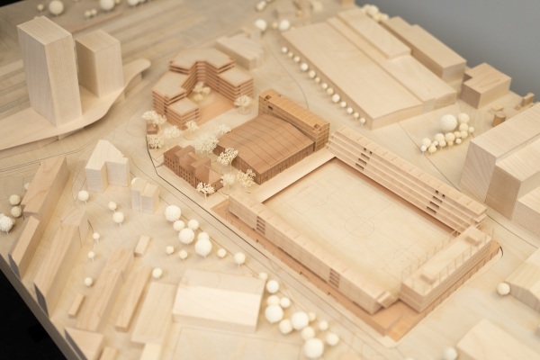 1. Preis: gmp � Architekten von Gerkan, Marg und Partner (Hamburg) mit WES LandschaftsArchitektur (Hamburg), Modellfoto