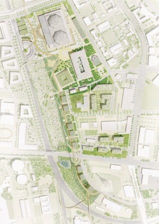 2. Preis: MVRDV (Rotterdam) mit Mahl Gebhard Konzepte (Mnchen)