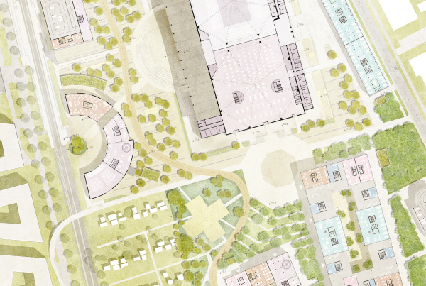 2. Preis: MVRDV (Rotterdam) mit Mahl Gebhard Konzepte (M�nchen).