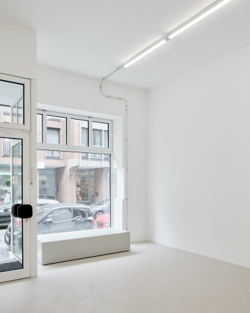 Architekturgalerie Nidus Kosmos in Dsseldorf, gegrndet von Annelen Schmidt-Vollenbroich und Ana Vollenbroich