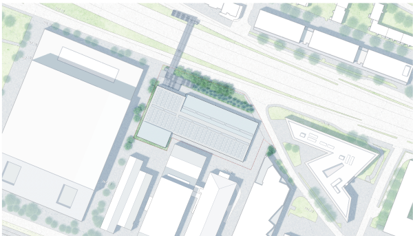 1. Platz Hallo, wir sind's wieder von Graber Pulver Architekten aus Zrich, Lage.