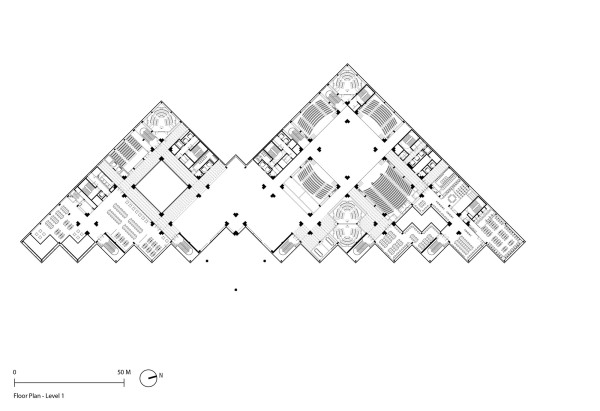 Universittsgebude von Foster+Partners in Navi Mumbai
