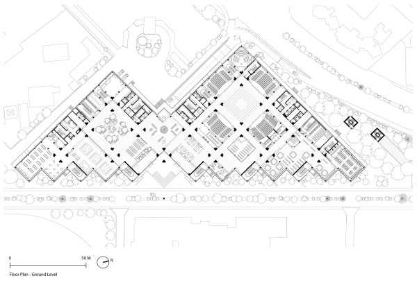 Universittsgebude von Foster+Partners in Navi Mumbai