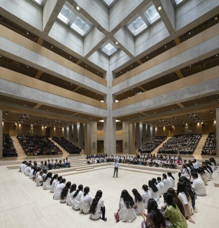 Universittsgebude von Foster+Partners in Navi Mumbai