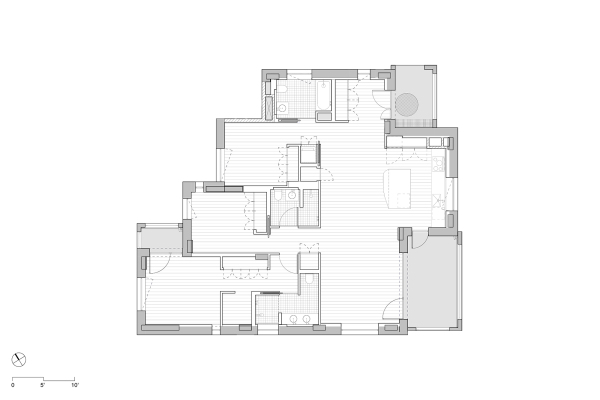 Grundriss Wohneinheit 3. Obergeschoss