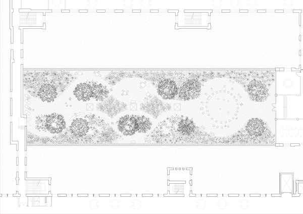 Grundriss Dachgarten