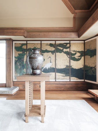 Zum Hollyhock House von Frank Lloyd Wright