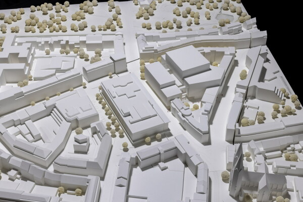 Entwurf fr den Standort Am Wehrhahn von HPP Architekten (Dsseldorf) mit Rehwaldt Landschaftsarchitekten (Dresden)