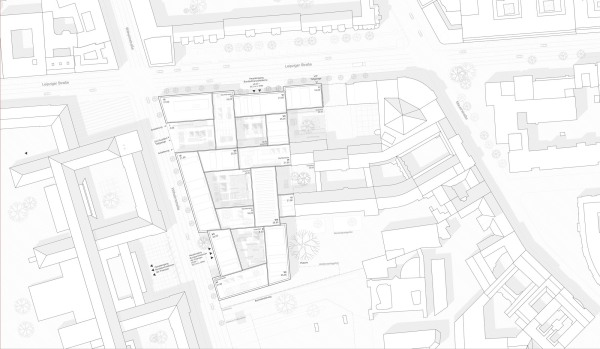 Erweiterung Finanzministerium in Berlin, Wettbewerb 1. Preis: Staab Architekten (Berlin) mit arc.grün (Kitzingen)