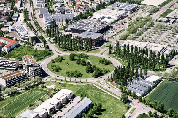 Wettbewerbsgebiet Ingolstadt, Audi-Ring, Blick Richtung Nord-Westen