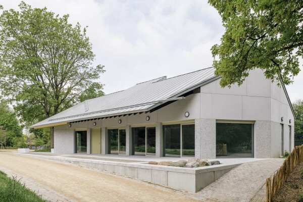 Parkpavillon in Anderlecht von Carton123 architecten