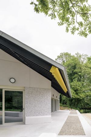 Parkpavillon in Anderlecht von Carton123 architecten