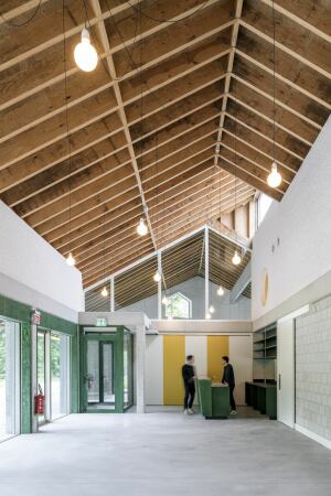 Parkpavillon in Anderlecht von Carton123 architecten