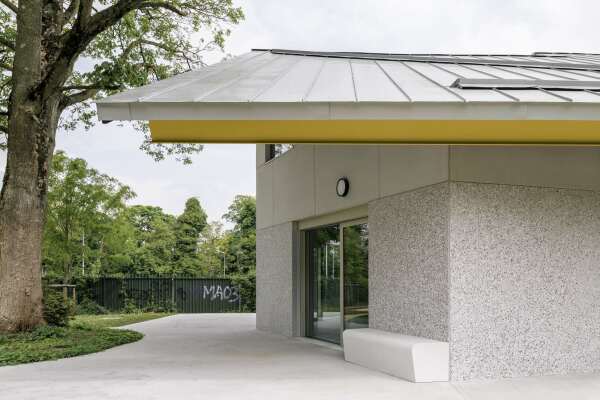 Parkpavillon in Anderlecht von Carton123 architecten