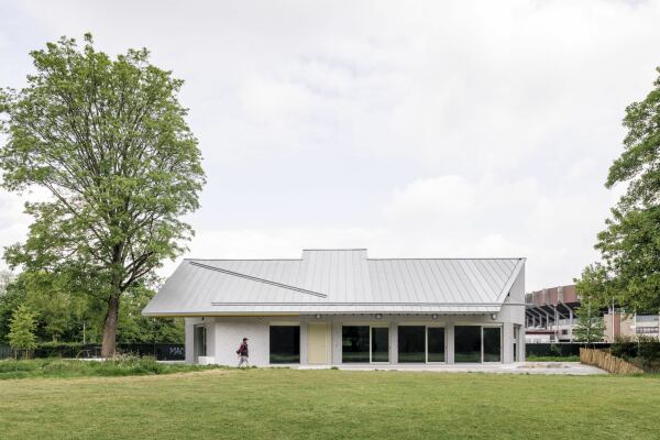 Parkpavillon in Anderlecht von Carton123 architecten