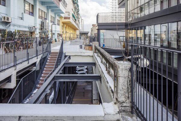 Fu�g�ngerbr�cken in Seoul von modostudio