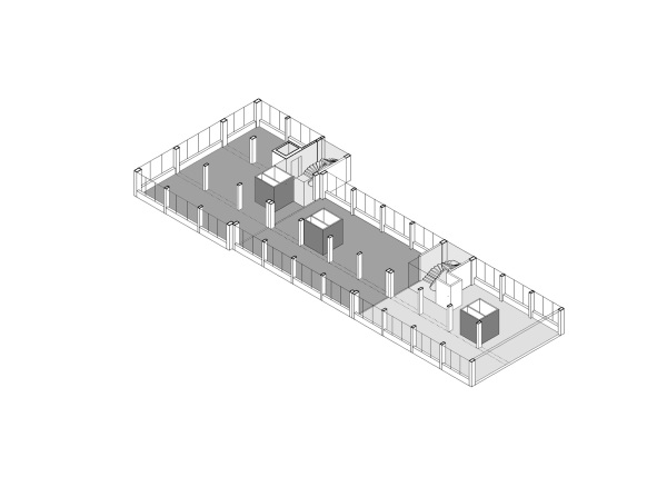 Isometrische Darstellung einer Broaufteilung