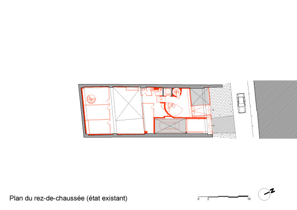 Grundriss Erdgeschoss (Bestand)