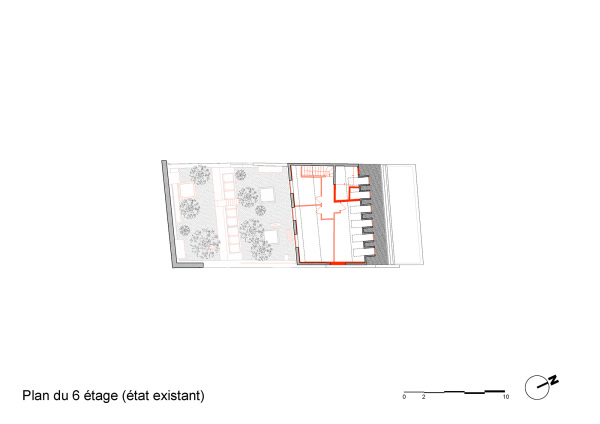Grundriss 6.OG (Bestand)
