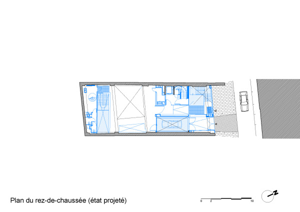 Grundriss Erdgeschoss (Zustand heute)