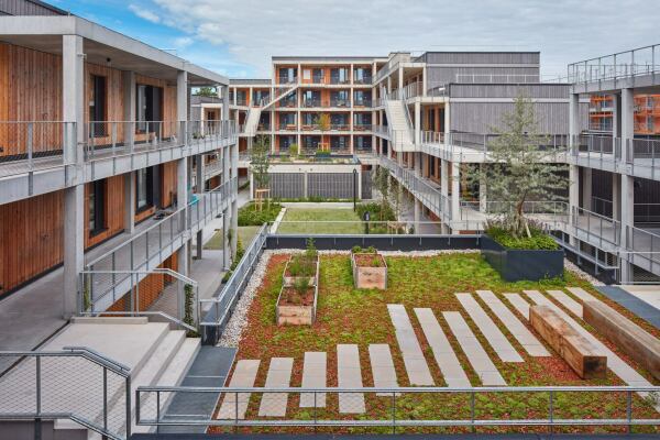 Preistrger: Kommunikatives Wohnprojekt CampusRo in Rosenheim von ACMS Architekten (Wuppertal)