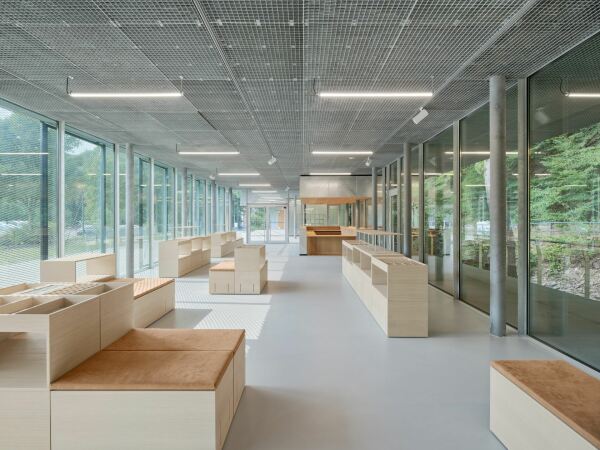 Anerkennung: Eingangsgebude fr das Freilichtmuseum Hagen von Schnoklake Betz Dmer Architekten (Mnster)