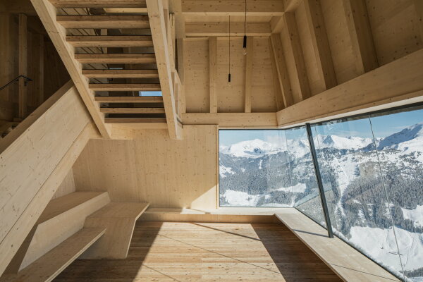 Aussichtsturm in Tirol von Snhetta