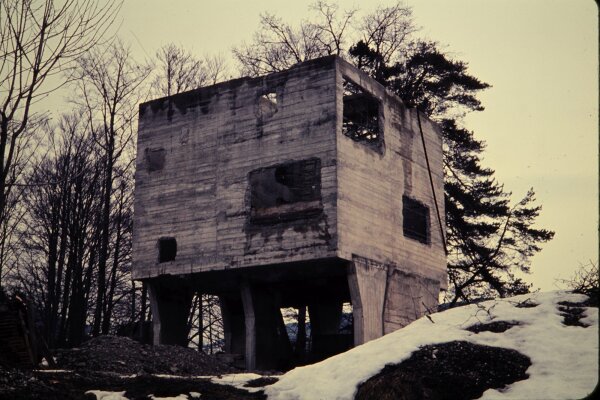 Fritz Schwarz und Hans Litz, Umbau des Kiessilos in Wald, 1964