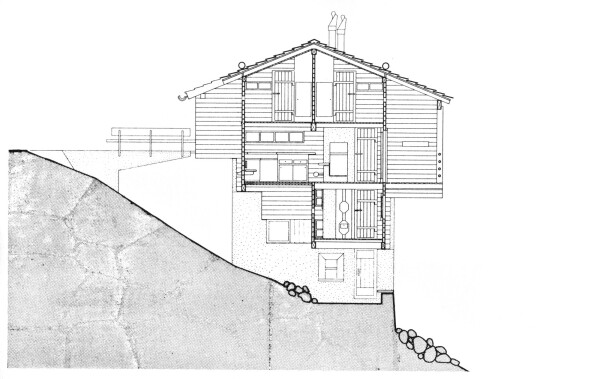 Pierre Zoelly, Haus Rthlisberger in Jeizinen, 1971