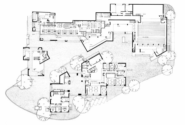Fritz Schwarz und Rolf Keller, Gemeindezentrum Mittenza in Muttenz, 196570