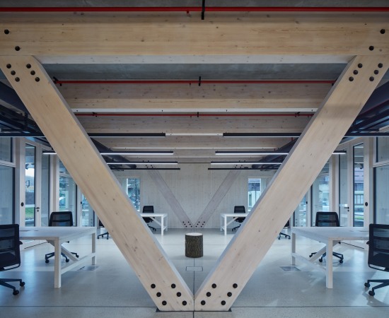 Firmensitz von Mjölk architekti in Brumov-Bylnice