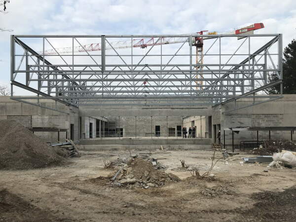 Whrend der Umbauphase