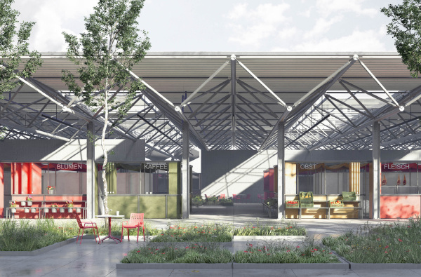 Carlsplatz - Dach - Hybrid - Markt von Luiz Seitz und Marvin Simons