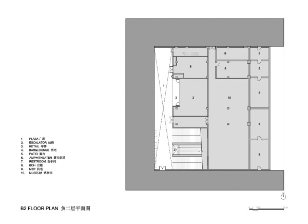 Grundriss 2. Untergeschoss