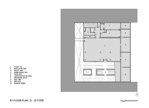 Grundriss 1. Untergeschoss